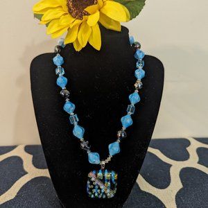 Unique Statement Necklace handcrafted & designed by Dr. Eunice Princess Colon